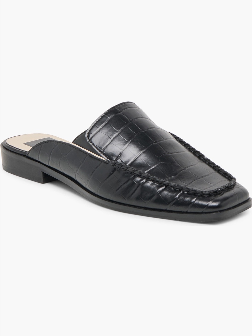 NEW Dolce Vita Brevyn Mule In Midnight Croco Print Stella - Picture 1 of 11